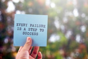 Every Failure is a Step to Success